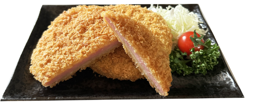 竹田屋のハムカツ